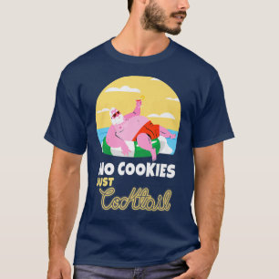 Camiseta Papais noeis No Natal De Julho Na Praia Do Cocktai