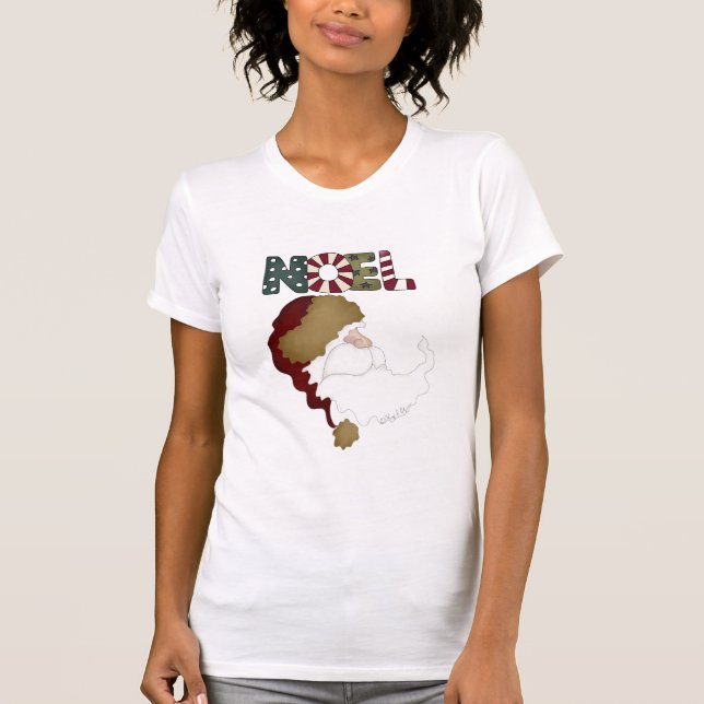 Camiseta Papais noeis Noel Holiday T-shirts e presentes (Frente)