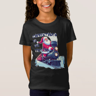 Camiseta Papais noeis num comboio