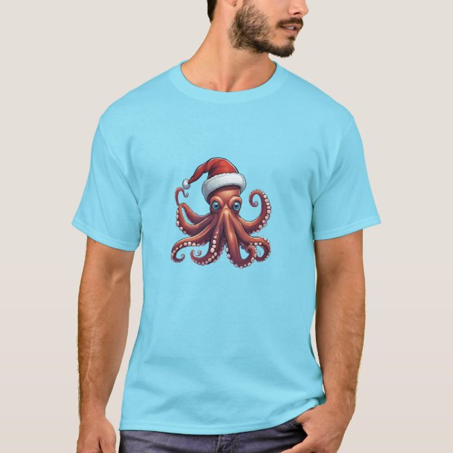 Camiseta Papais noeis Octopus (Frente)