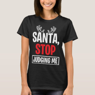 Camiseta Papais noeis param de me julgar pela Reindeer de N