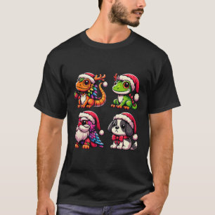 Camiseta Papais noeis Pequenos Auxiliares Fresco De Natal