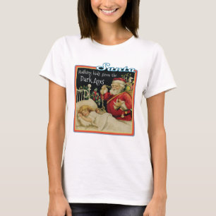 Camiseta Papais noeis perseguidores natais vintages com par