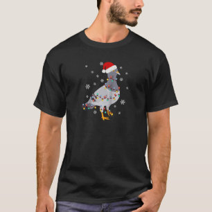 Camiseta Papais noeis Pigeon Christmas Chee para Bird Lover