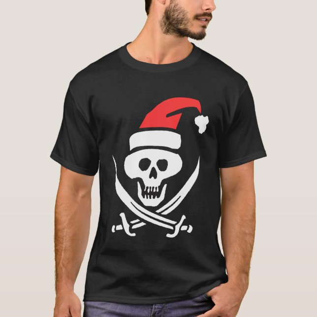 Camiseta Papais noeis piratas (Frente)