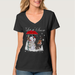 Camiseta Papais noeis Pit Bull Cachorros Cachorros Nozes Na