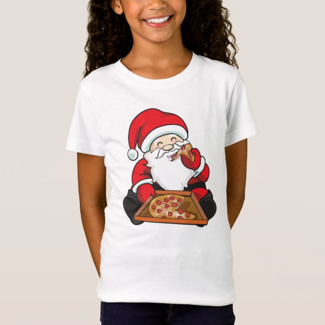 Camiseta Papais noeis Pizza (Frente)