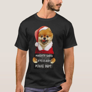 Camiseta Papais noeis Pomeranianos Xmas