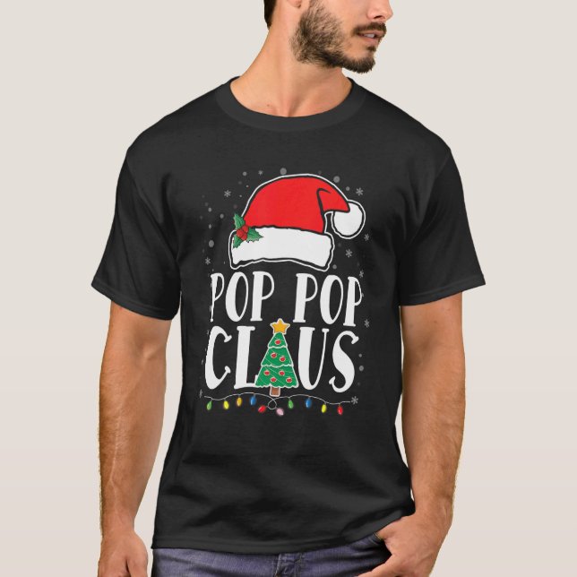 Camiseta Papais noeis pop Pop Claus  Fabulosos e Correspond (Frente)