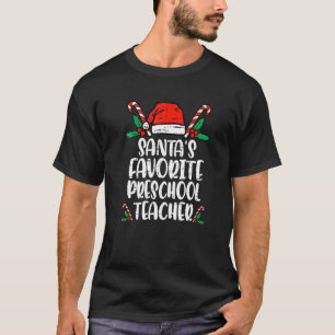 Camiseta Papais noeis Pré-Escolas Favoritas Natal