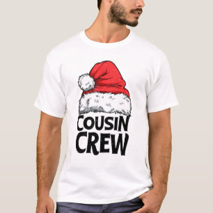 Camiseta Papais noeis Prima Crew Família de Natal Coincidên