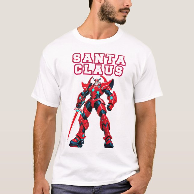 Camiseta Papais noeis Prontos para a Batalha: O Último Guer (Frente)