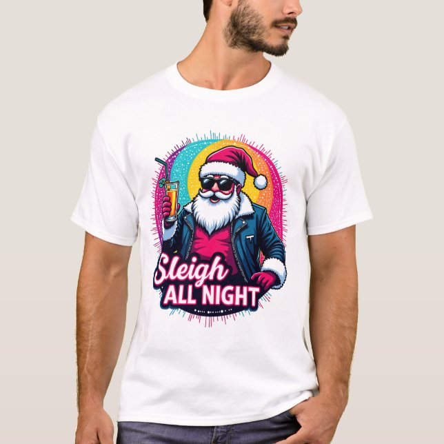 Camiseta Papais noeis Psicodélicos com Dormência (Frente)