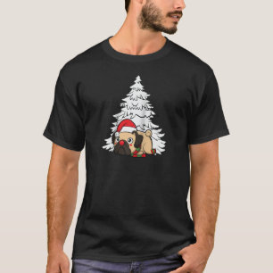 Camiseta Papais noeis Pug Dog Feliz de Natal Pugmas Xmas Tr