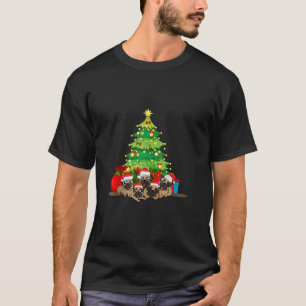 Camiseta Papais noeis Pug Dog Feliz de Natal Pugmas Xmas Tr