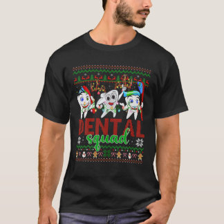 Camiseta Papais noeis Reindeer Ugly Sweater Dentes De Esqua
