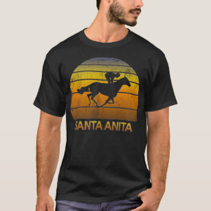 Camiseta Papais noeis Retro Anita California Horse Racing F