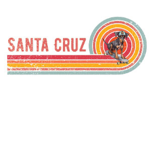 Camiseta Papais noeis Retro Cruz Skateboard Doberman Pinsch