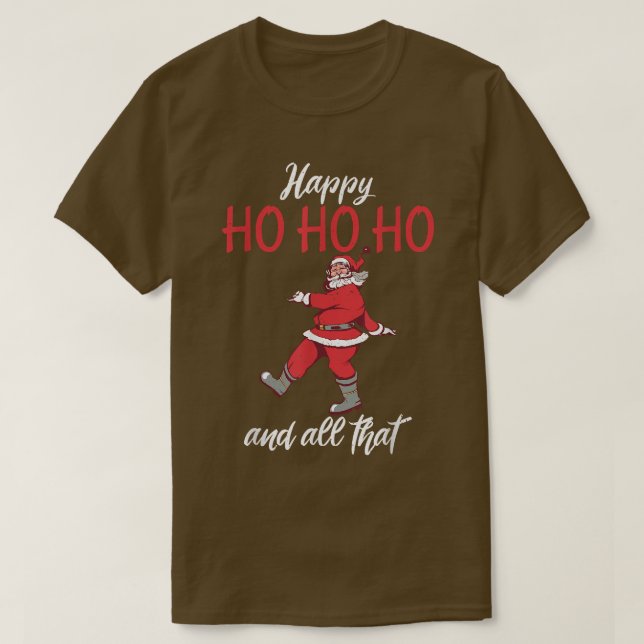 Camiseta Papais noeis Retro Engraçados de Natal (Frente do Design)