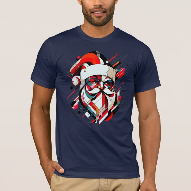 Camiseta Papais noeis retrorfuturistas (Frente)