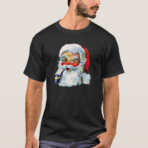 Camiseta Papais noeis retrorreflectores com barba e tubo