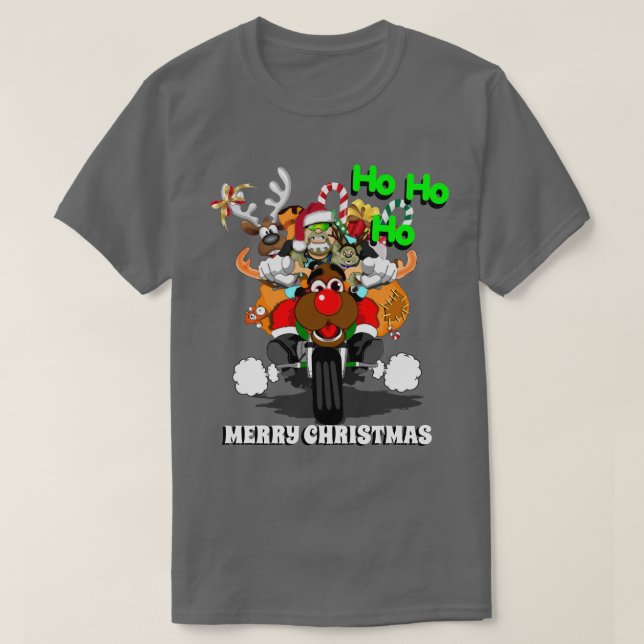 Camiseta Papais noeis Ruins - Bubba Claus (Frente do Design)