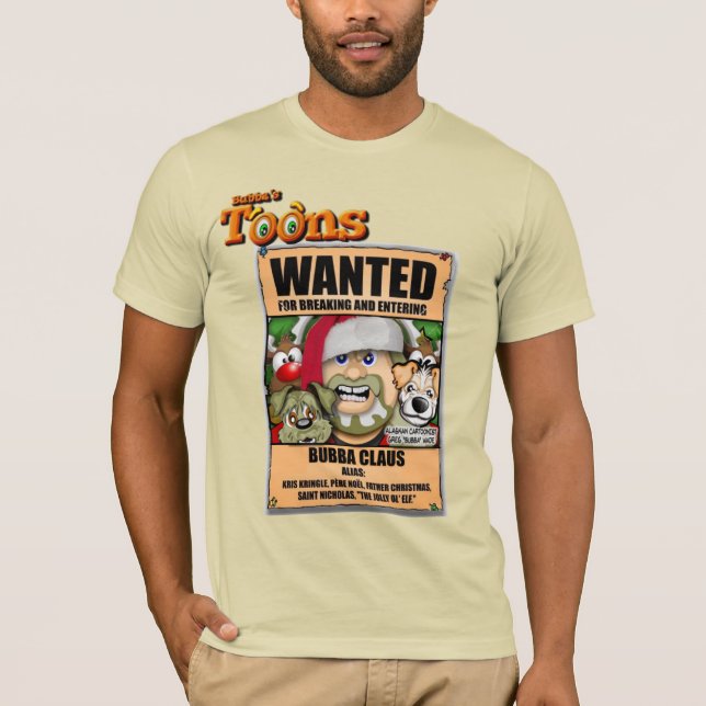 Camiseta Papais noeis Ruins Bubba Claus T-Shirt (Frente)