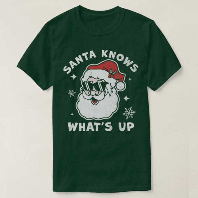 Camiseta Papais noeis Sabem O Que É Engraçado Natal Papai N (Frente do Design)