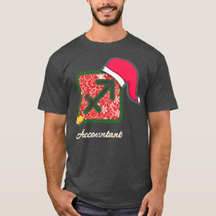 Camiseta Papais noeis Sagittarius Contabilista Funny Xx27ma