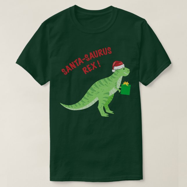 Camiseta Papais noeis Saurus Rex 1 (Frente do Design)