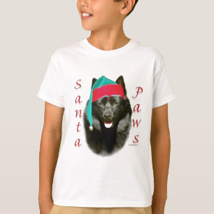 Camiseta Papais noeis Schipperke Paws