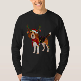 Camiseta Papais noeis Sêmula de Beagle Pai de Beagle