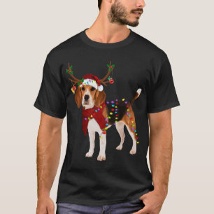 Camiseta Papais noeis Serea de Beagle Natal Claro