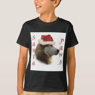 Camiseta Papais noeis Siberian Husky Paws