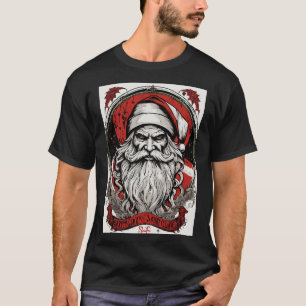 Camiseta Papais noeis Sinister Circle Tee: Arte Retro Vetor