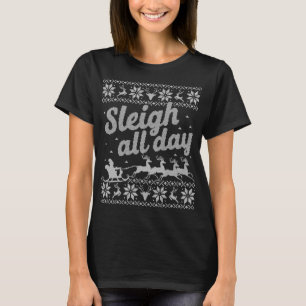 Camiseta Papais noeis Suados De Natal Feios Dormem O Dia To