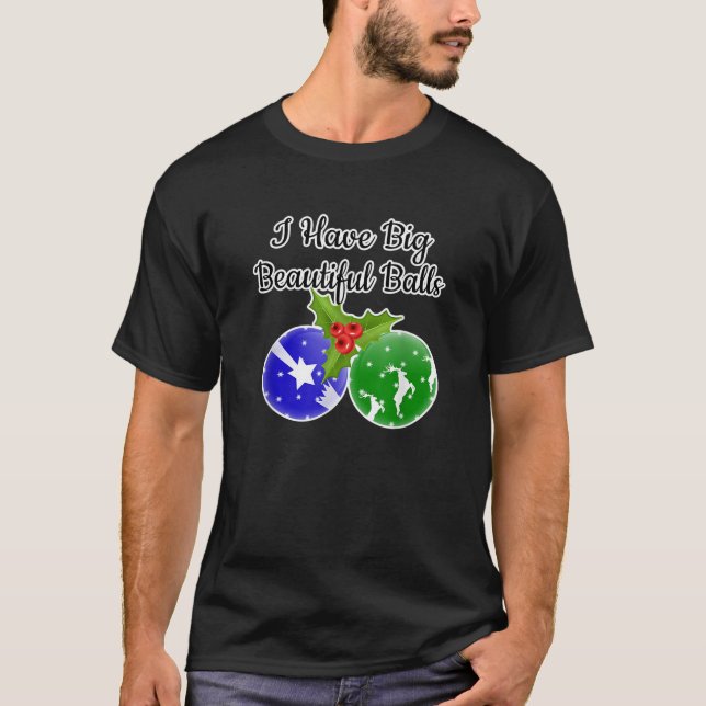 Camiseta Papais noeis Sujos Xmas Diversão Humor Adulto Ug (Frente)