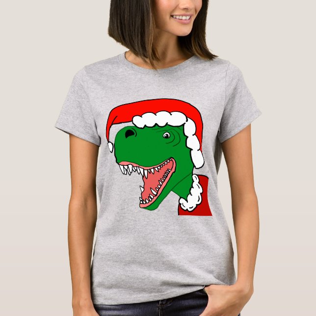 Camiseta Papais noeis T-Rex Shirt (Frente)