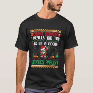 Camiseta Papais noeis tentam ser um bom analista de logísti