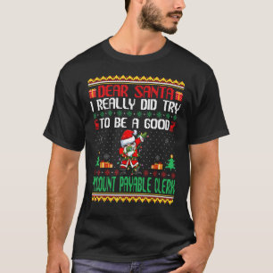 Camiseta Papais noeis tentam ser um bom funcionário de cont