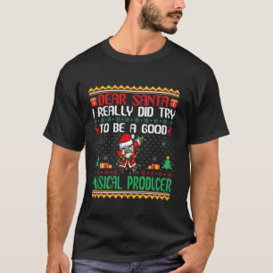 Camiseta Papais noeis tentam ser um bom produtor musical En