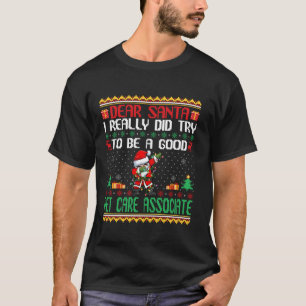 Camiseta Papais noeis tentam ser uma boa associação de Pet
