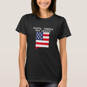 Camiseta Papais noeis Teresa USA Estado América Viagem Novo