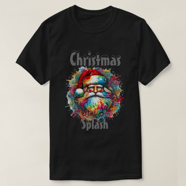 Camiseta Papais noeis tintos de Natal (Frente do Design)