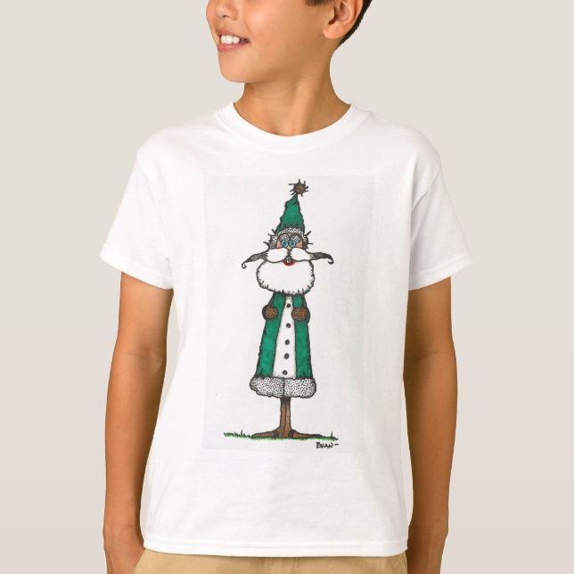 Camiseta Papais noeis verdes (Frente)