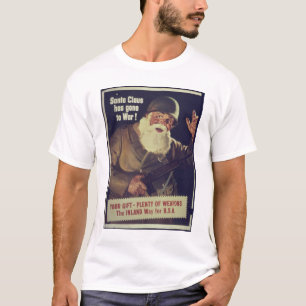 Camiseta Papais noeis Vintage estão indo para a guerra Pos