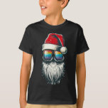 Camiseta Papais noeis Vintage Óculos Rainbow Christmas Sant<br><div class="desc">Papais noeis Vintage Óculos Arco-Íris Natal Santa Diversão</div>