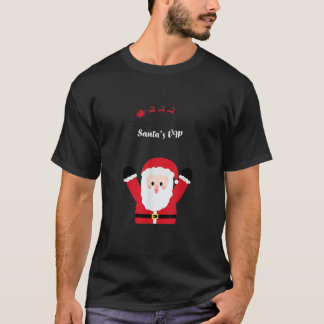 Camiseta Papais noeis VIP Festivo Feliz Feliz Natal
