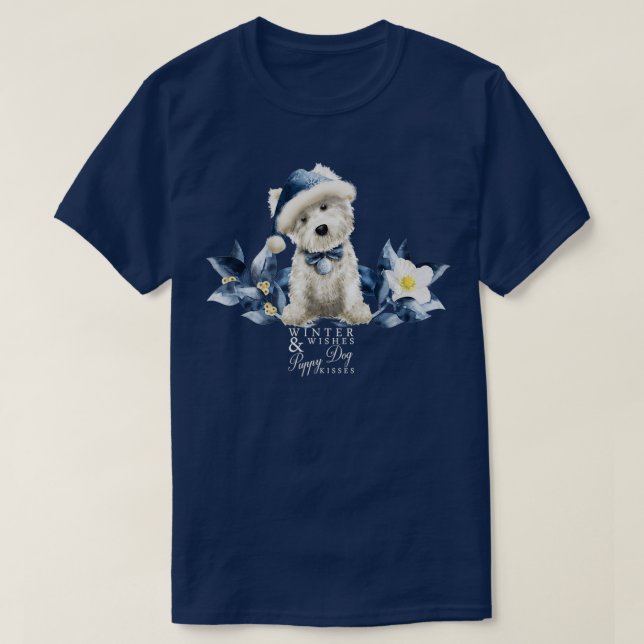 Camiseta Papais noeis Westie  (Frente do Design)