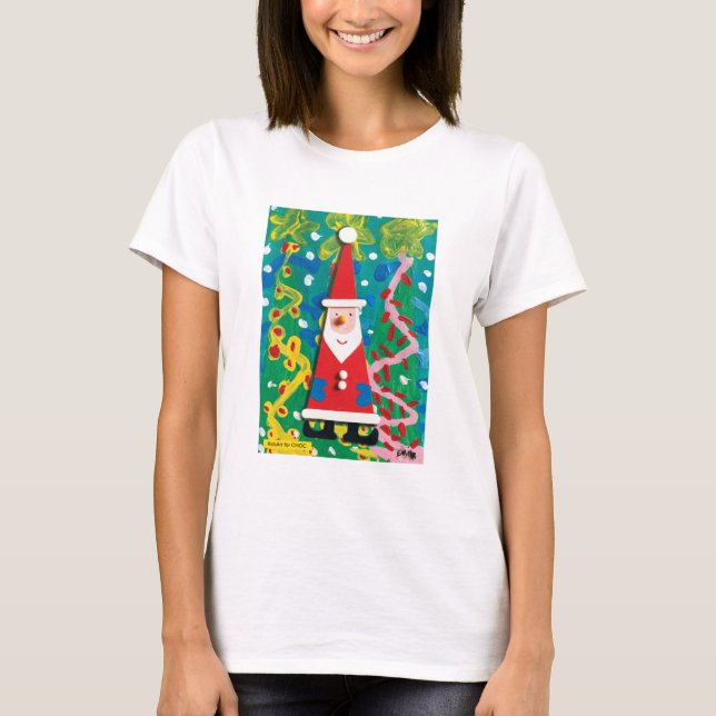 Camiseta Papais noeis Winter Wonderland - Kids Art for CHOC (Frente)